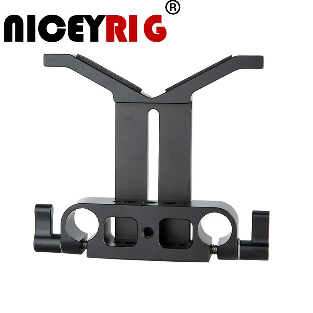 NICEYRIG Camera Long Lens Support Height Adjustable for Telephoto on 15mm Rods Universal Follow Focus | Электроника