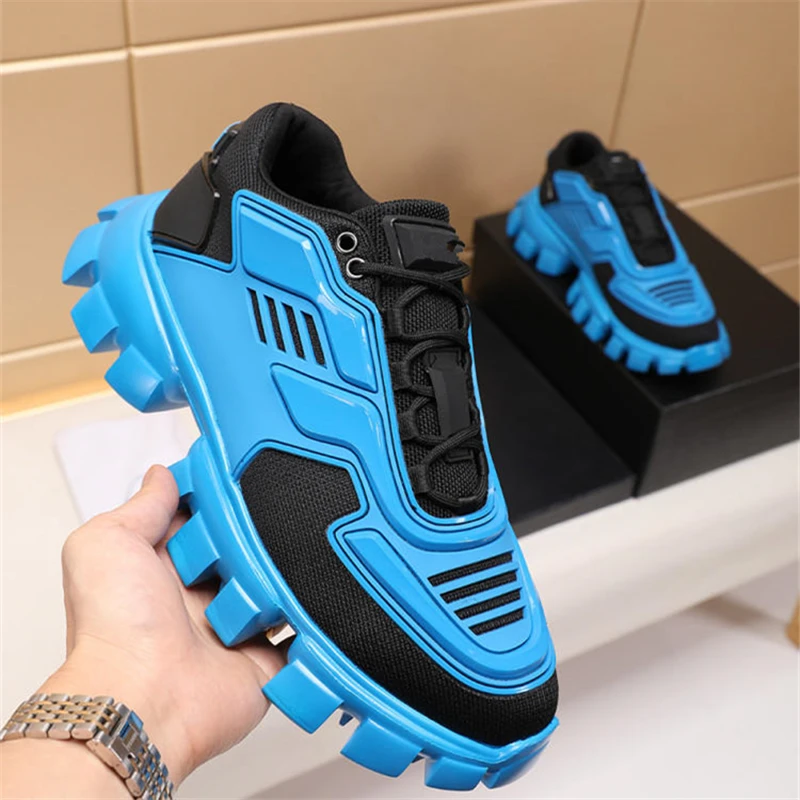 Мужская обувь смешанных цветов сетчатые кроссовки Эспадрильи на платформе