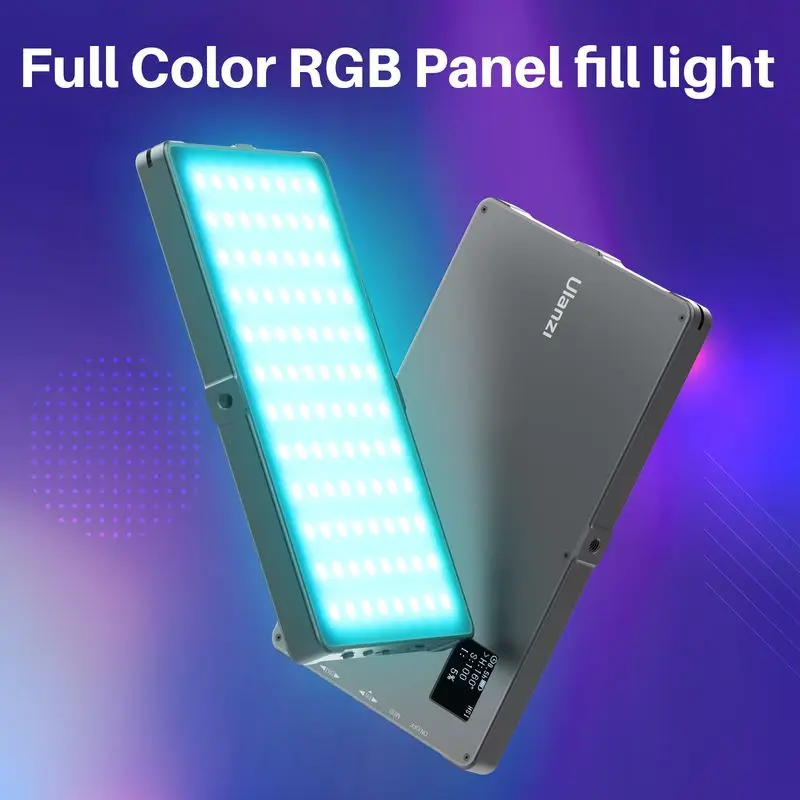 

Ulanzi VL276 Professional Full Color RGB Video Light LED Camera Light For Photography 3200K-5600K 10000mAh Type-c Port