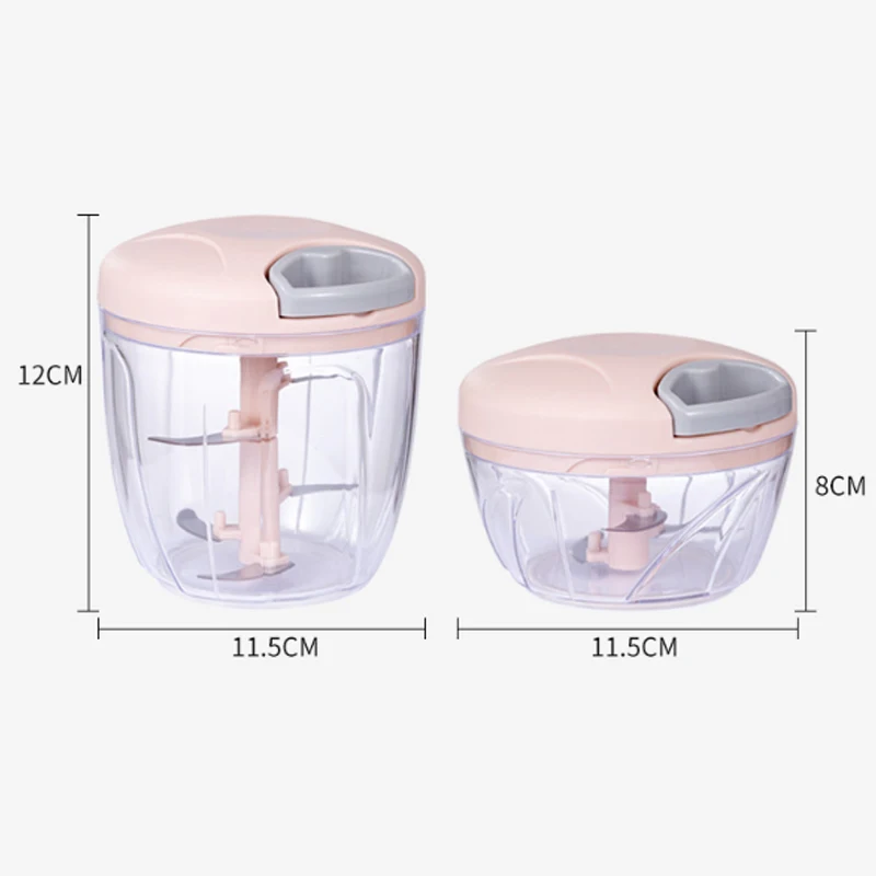 500/900 мл портативная ручная мясорубка измельчитель фруктов овощей слайсер