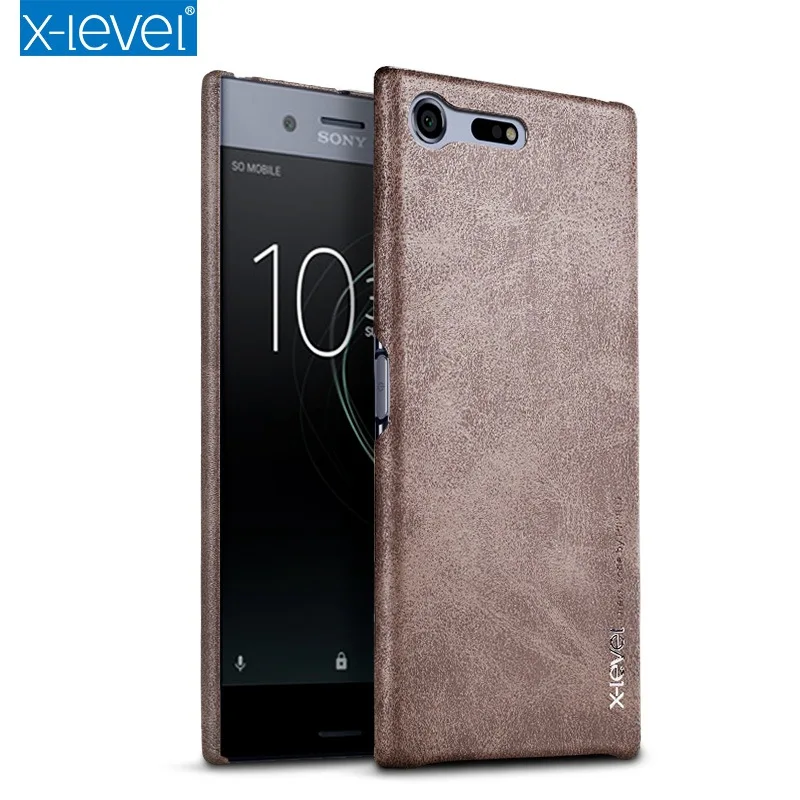 X-Level Роскошный Ретро Чехол из искусственной кожи для sony Xperia XZ Premium задняя крышка