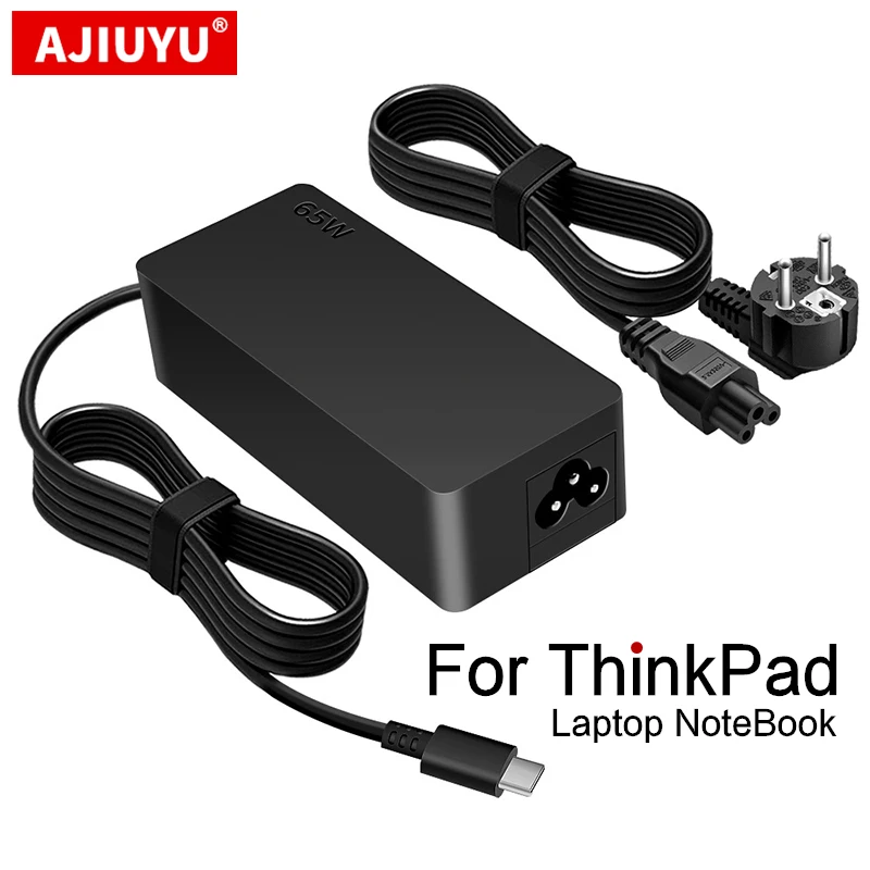 AJIUYU Laptop Charger For Lenovo ThinkPad P1 P53 P15 L15 L14 ThinkBook 13X 14 13s 15P 15 16 S Gen 2 USB C Notebook Power Adapter