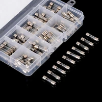 promotion 100pcs set 5x20mm quick blow glass tube fuse assorted kitsfast blow glass fuses