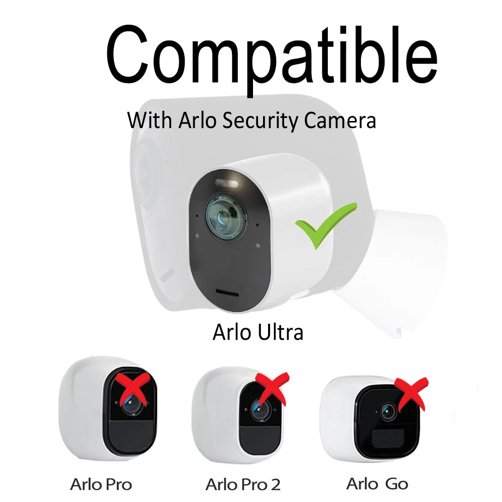 Silicone Case for Arlo Ultra 4K UHD Waterproof Protective Cover Protect Surveillance Camera Protector | Безопасность и защита