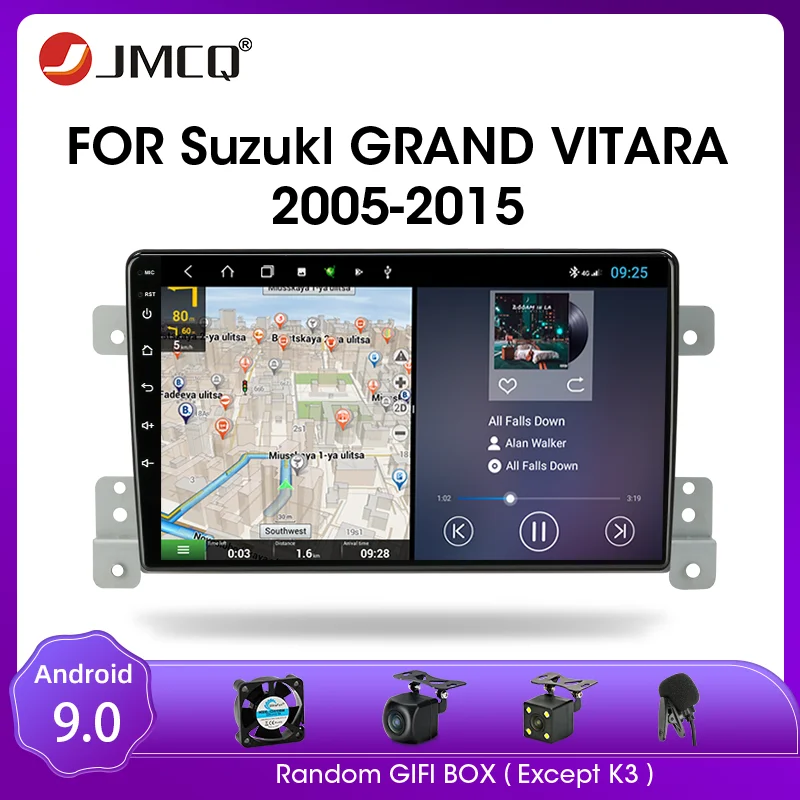 Автомобильный радиоприемник JMCQ Android 9 0 для Suzuki Grand Vitara 3 2005 2012 2013 2014 2015