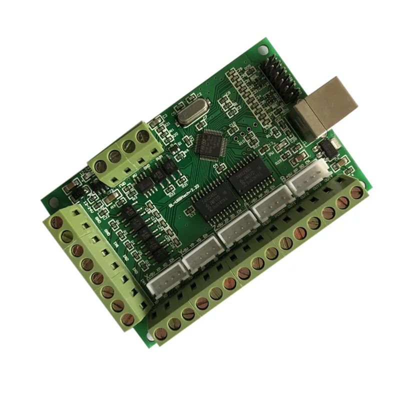 5 осей 125 кГц Пять Драйвер шагового двигателя Breakout Плата USB MACH3 USBCNC Интерфейсная