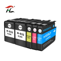 5pack 932xl 933 for hp932 933xl replacement ink cartridge for hp officejet 6100 6600 6700 7110 7610 7612 printer