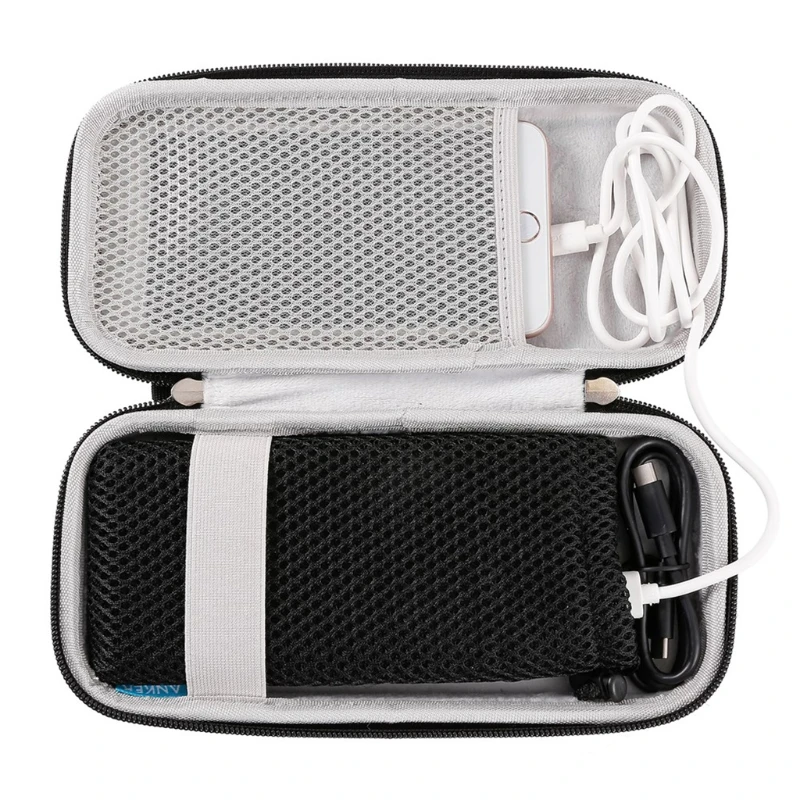 Exquisite Hard EVA Outdoor Travel Case Storage Bag Carrying Box for-Anker PowerCore Elite Power Bank Case Accessories