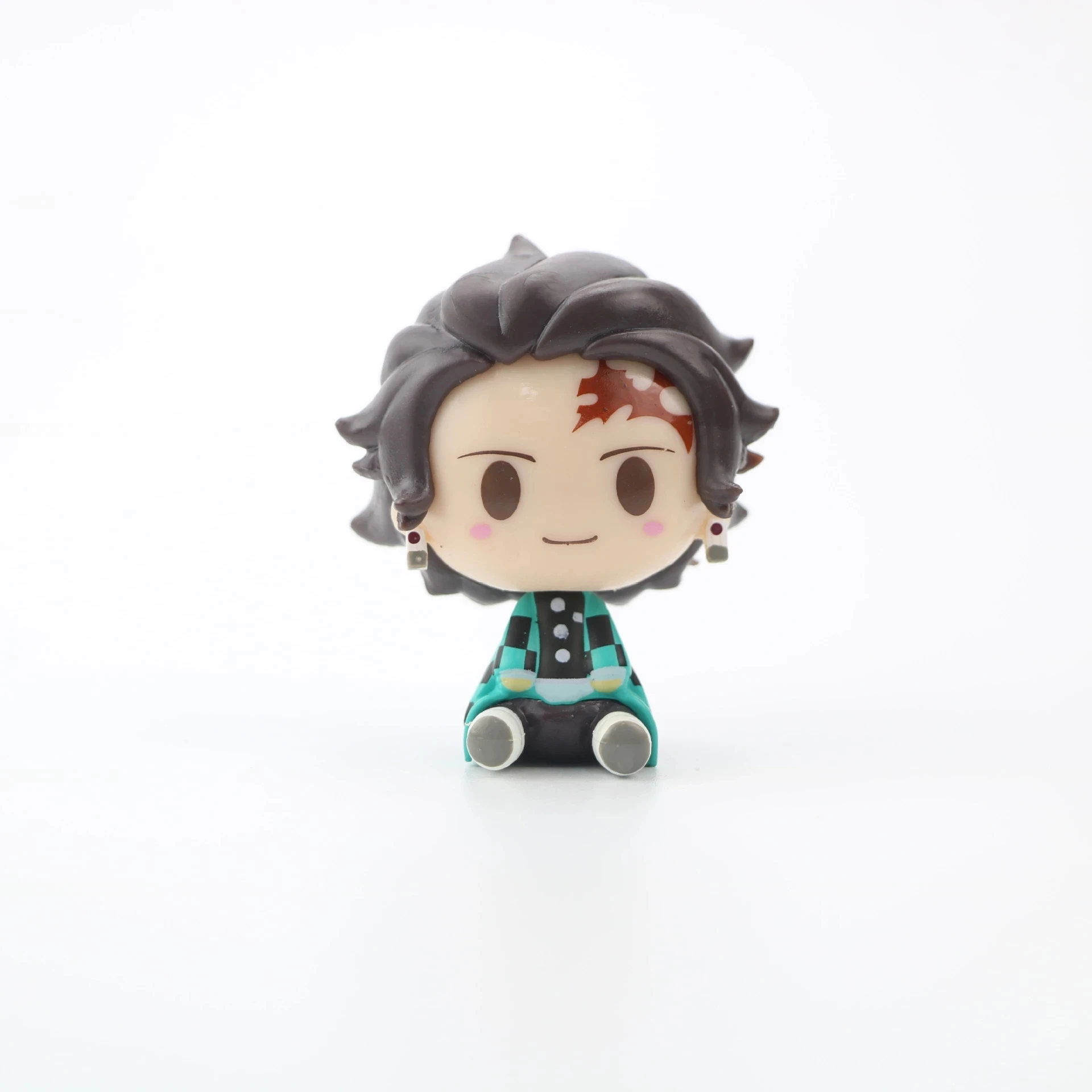 

Random Anime Demon Slayer Doll Seated Version Tanjiro Nidouko Kitchen Door Demon Slayer Kawaii Figure Kids Toy Gift PVC Dolls