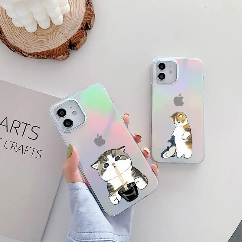 

For iphone 12 11 Pro 12Pro 11Pro Max mini 6 7 8 6s Plus Case For iphone X XR XS max SE 2020 Apple Cute cartoon cat Phone Cases
