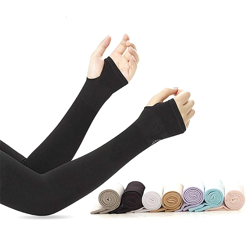 Горячая Распродажа нарукавники спортивные защита от солнца УФ излучения