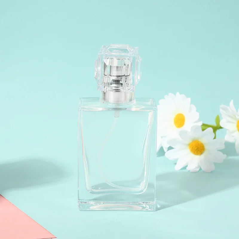 Verkaufen Platz Flint Parfüm Zerstäuber Nachfüllbar Glas Leere Spray Applikator Klare Flasche Mit Kappe Für Reise 30ml WB3042