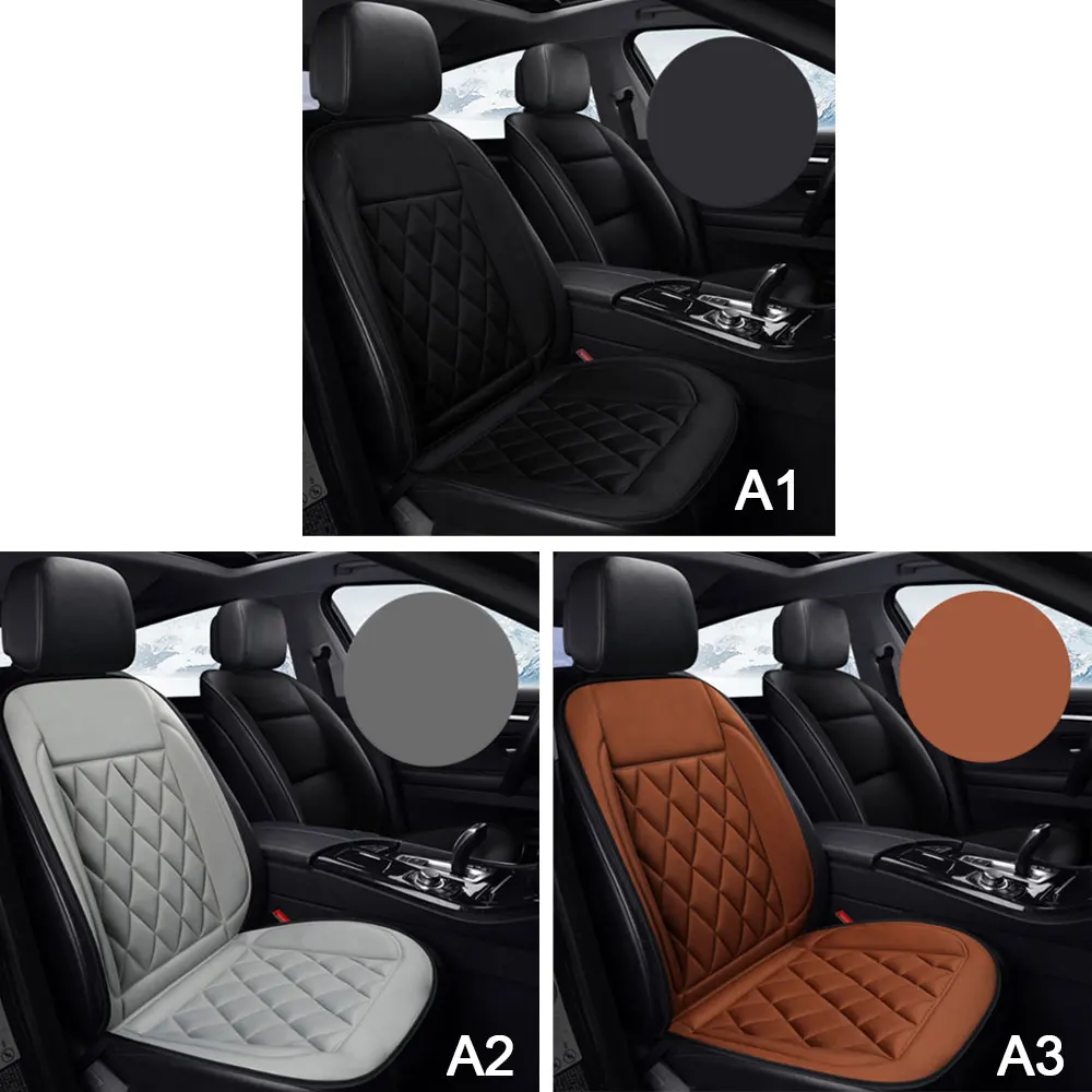 

Universal 12V Electric Heated Car Front Seat Cushion Cover Heater Warmer Winter Thermostat Household Cushion Car Styling