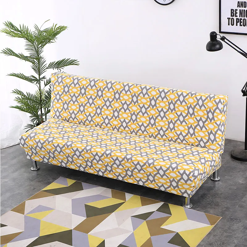 Чехол на диван из стрейч-материала, чехол для дивана, чехол для гостиной без подлокотника, складной чехол для дивана-кровати - Цвет: 10