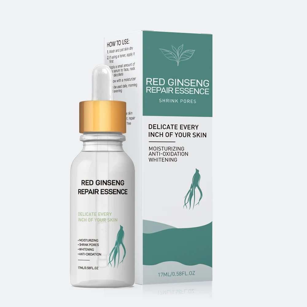 17ML Red Ginseng Repair Essence Add high-concentration red ginseng extract to increase internal nutrition to revitalize skin