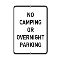 no camping or overnight parking parking sign novelty metal sign for home decor tin sign for man women cave