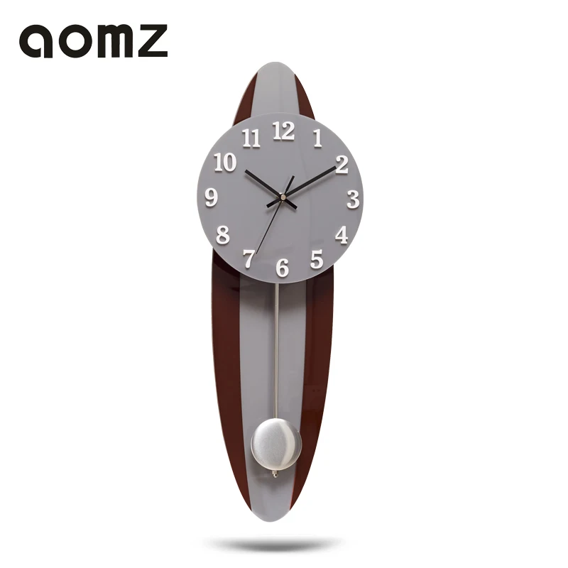 Настенные часы кухонные металлические Стеклянные современный дизайн