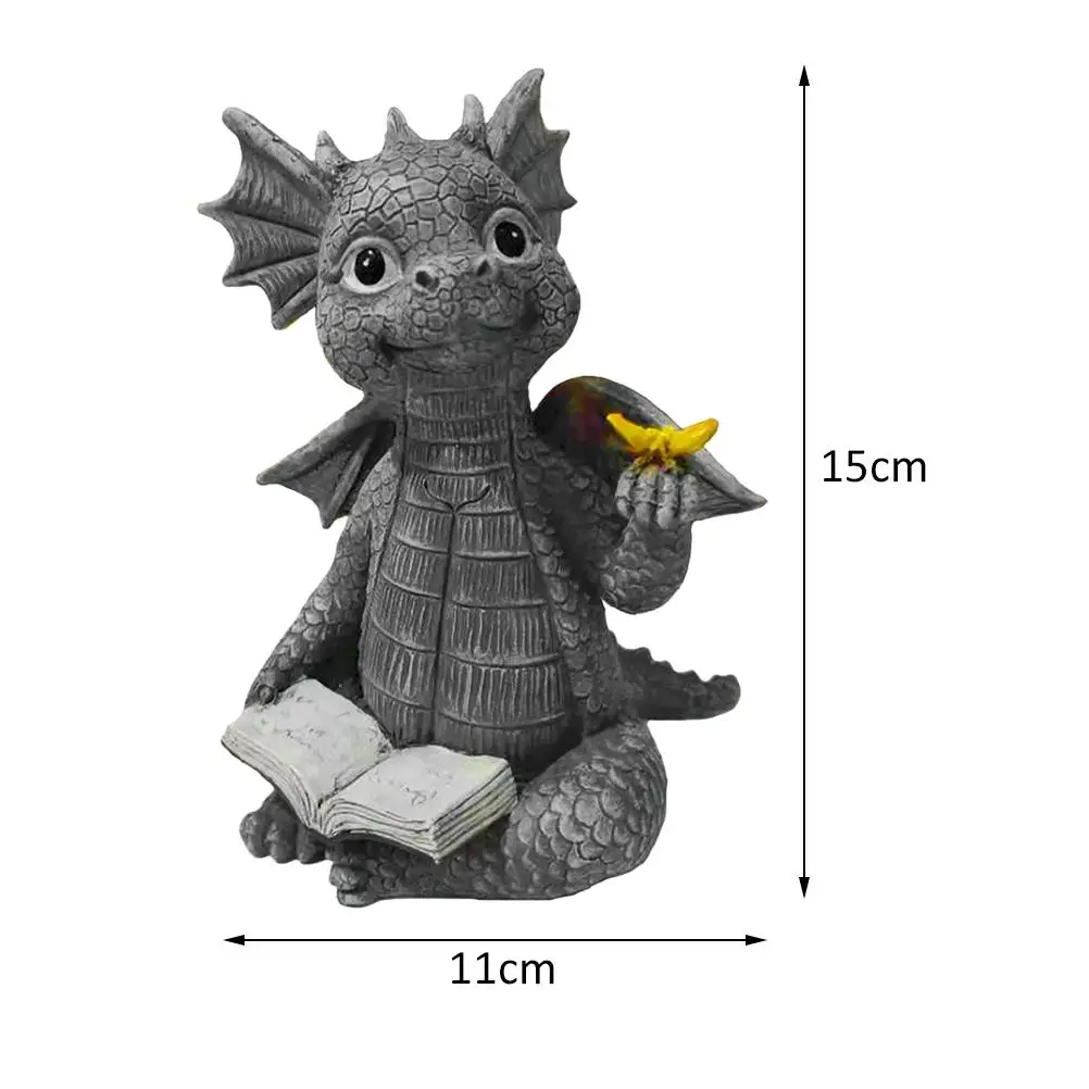 

Dragon Statue Resin Dragon Buddha Art Sculptures for Outdoor Backyard Porch Decoration