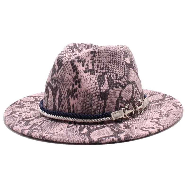 Плоская шерстяная фетровая широкополая джазовая шляпа для мужчин и женщин