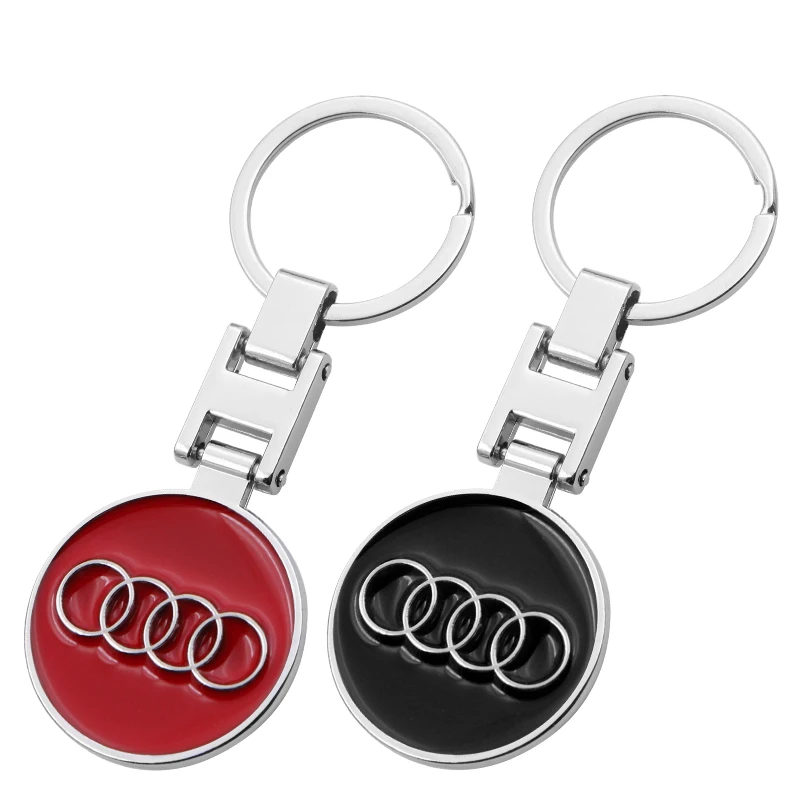 1 шт. автомобильный брелок двухсторонний ключ из металлического сплава кольцо
