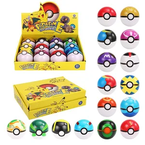 original real switch 812pcs with box 7cm pet elf ball pokemones pokeballs with 2 5 3cm figures toys dream bedroom children gift free global shipping