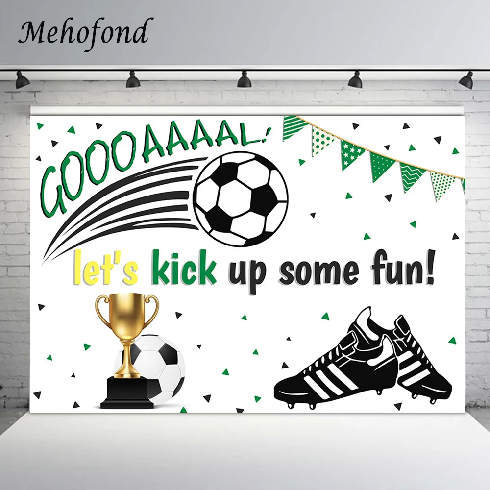 Champion Cup Boy Birthday Background Poster Photophone Decor