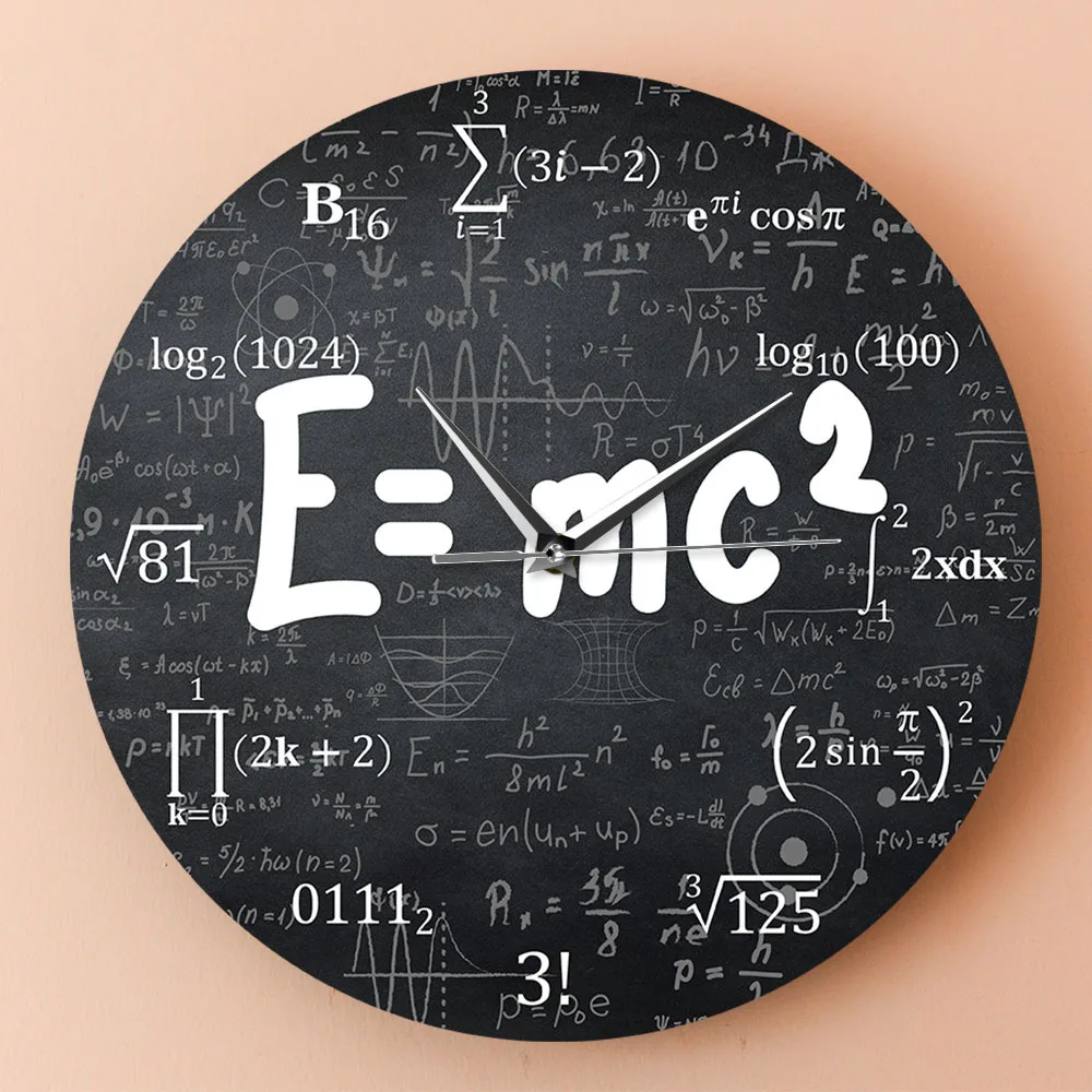 

Mathematical Equation Solving Equation Personalized Hanging Clock Blackboard Symbol Teaching Hanging Clock Home Decoration Clock