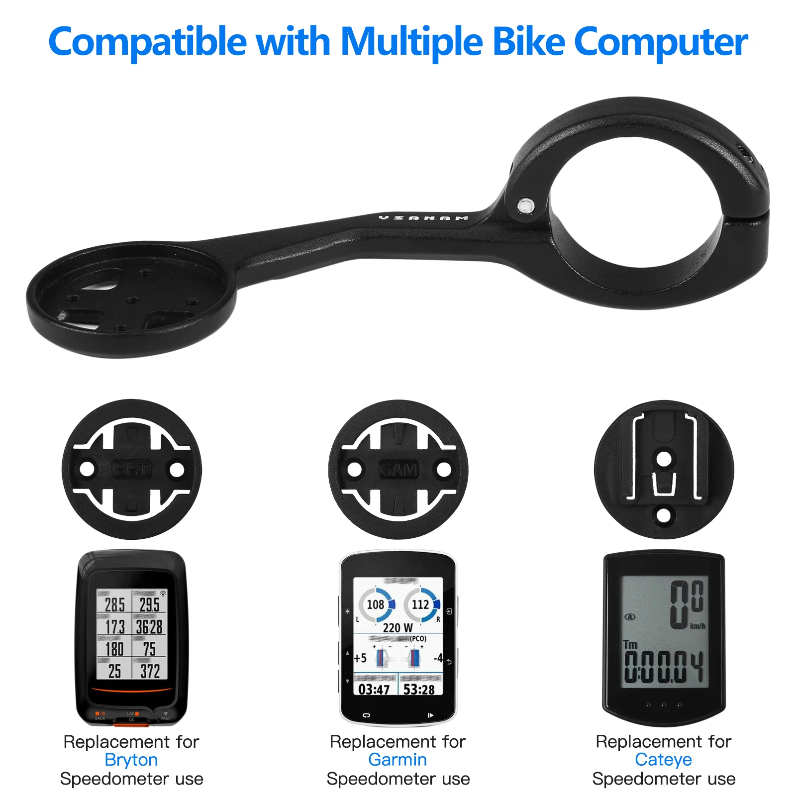 Наружная Передняя комбинированная велосипедная Компьютерная камера держатель