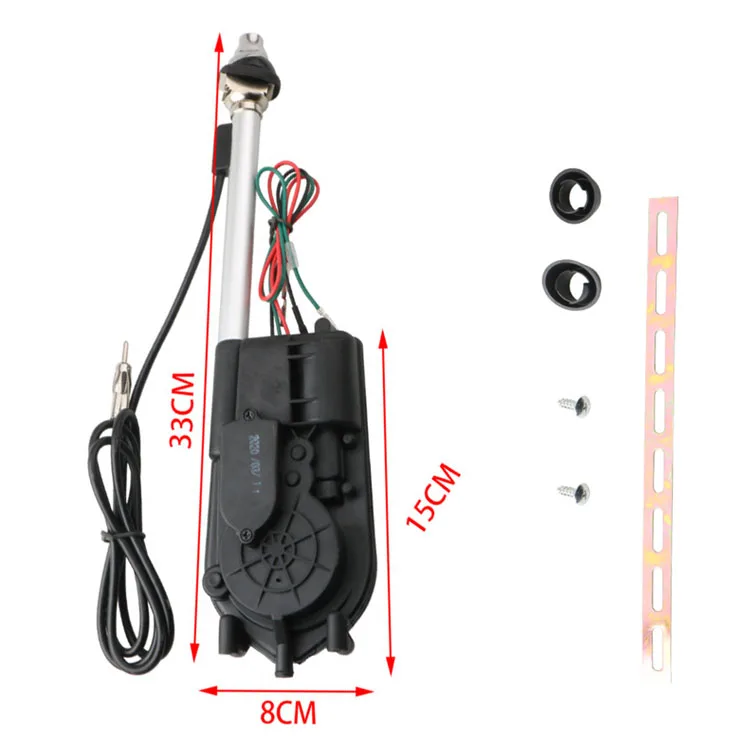 

Автомобильный радиоприемник FM-сигнала, приемная антенна, Автомобильный Электрический пульт дистанционного управления, автоматическое усиление, термоусадочное украшение, универсальная модификация