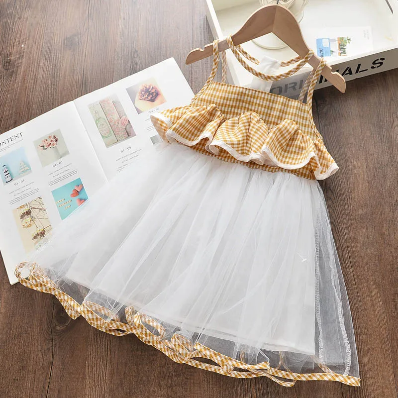 Bear Leader/платье принцессы для девочек Новые милые вечерние платья Детские