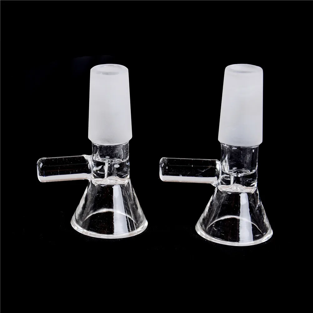 

14mm/18mm School Laboratory Glassware Borosilicate Glass Joint Clear Slide Male Glass Bowl w/Handle Funnel Type Bowl Chemistry