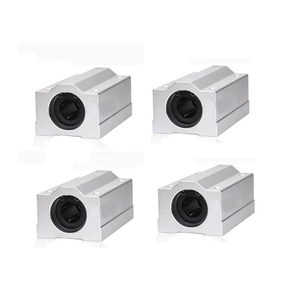 4 шт. SCS6UU SCS8UU SCS10UU SCS12UU SCS13UU SCS16UU SCS20UU Линейный Шарикоподшипниковый блок CNC