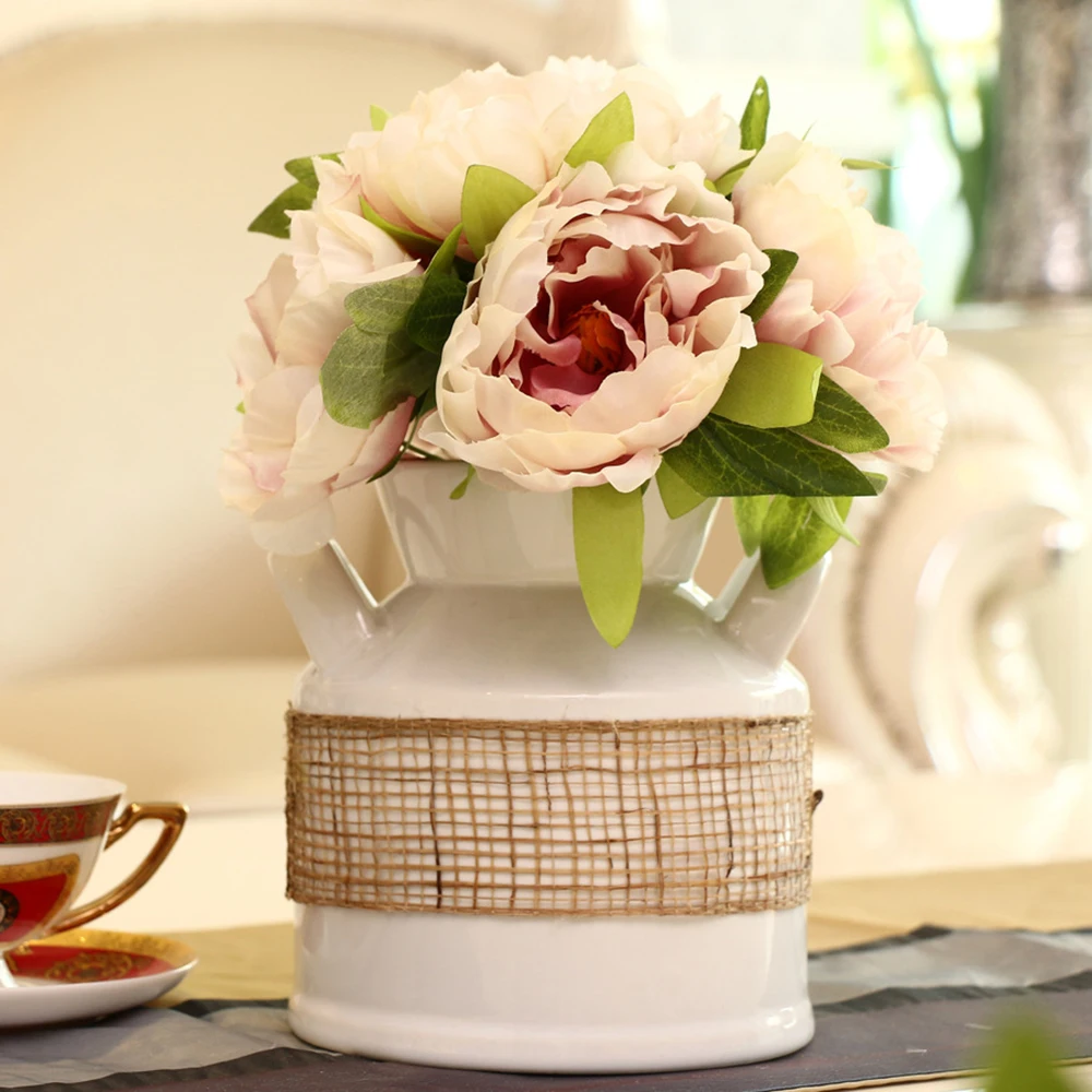 Моделирование Цветок Европейский 5 головы в комплекте Искусственный Пион ручной