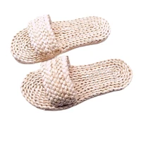 keepsake natura man straw sandals unisex home shoes handmade mens straw slippers ummer handwoven seagrass slippers for women