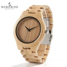 Часы BOBOBIRD, бамбуковые, деловые часы, японский механизм, 2035 с подарочной коробкой,