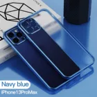 Роскошный Матовый чехол для телефона с квадратными краями для Iphone 13 2021, силиконовая прозрачная задняя крышка с покрытием для Iphone 13 Mini, Iphone 13 Pro Max