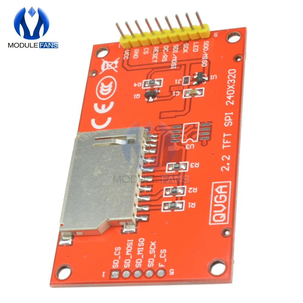 2,2 ''2,2 дюйма Dots SPI интерфейс TFT lcd последовательный порт плата модуль Дисплей для Arduino 51/AVR/STM32/ARM/PIC Diy