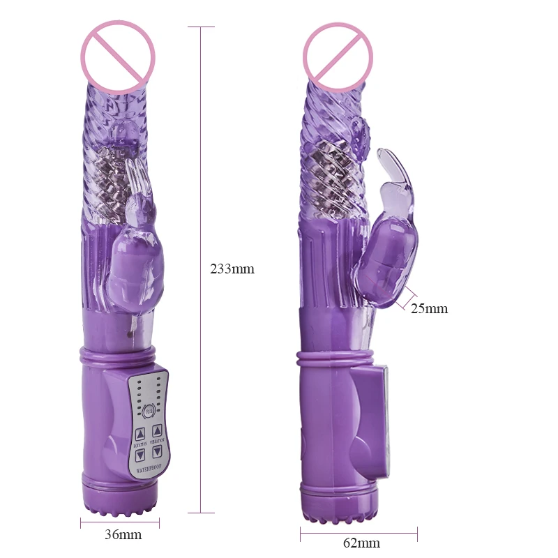 Вращение головы Кролик G точка вибрации и вращения тела массаж вибратор женские