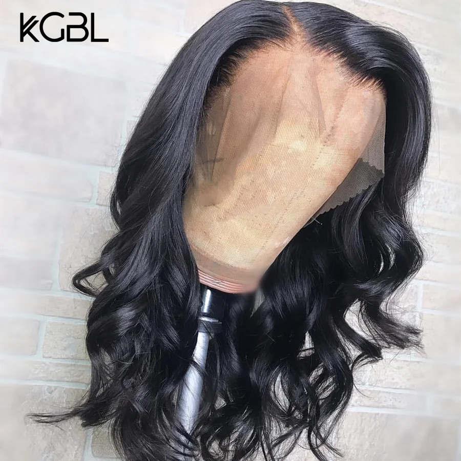 KGBL объемная волна 13*4 Кружева спереди среднего соотношения 8 ”-22” Non-Remy