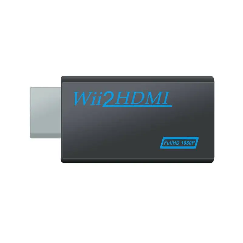 For Wii To HDMI Scaler Adapter HD Video Converter Box1080P 3.5mm Audio PC HDTV Monitor Display | Электроника