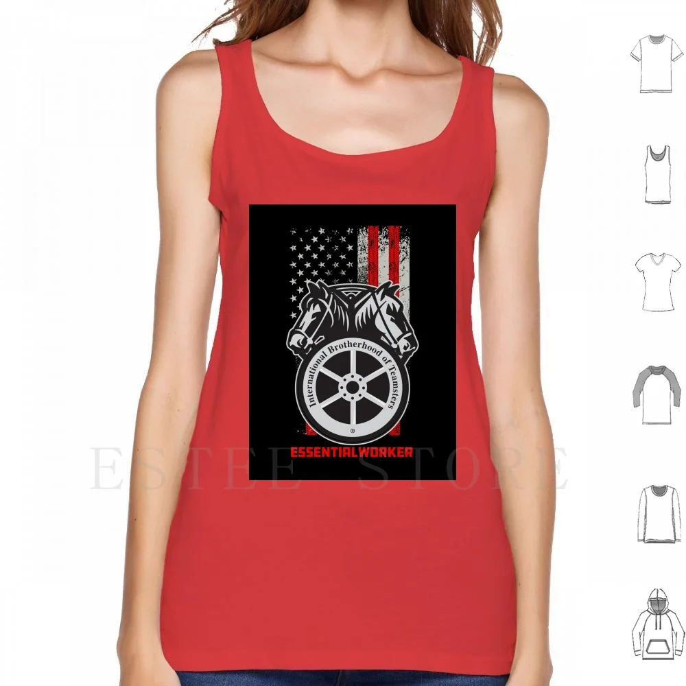 

Подарочные майки Teamsters, профессиональный сотрудник, основной рабочий дизайн майки без рукавов