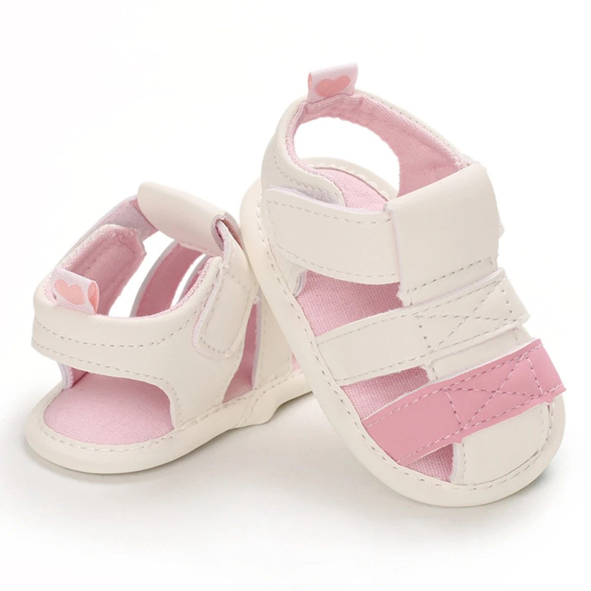 

Summer Infant Baby Girl Boy Kids Sandals Crib Shoes Soft Sole Solid Hook Causal Cute Shoes 0-18M 2020 Newest Trendy