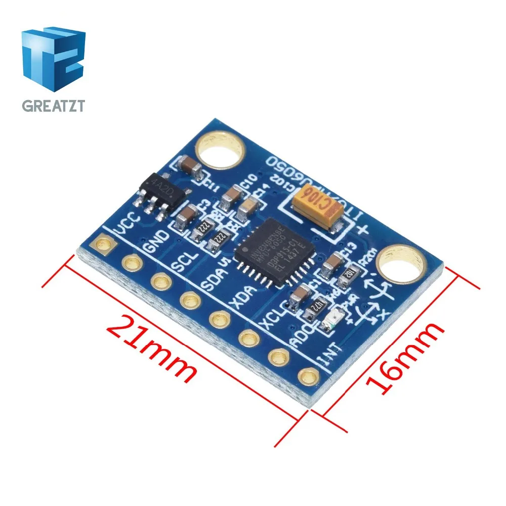 GY-521 MPU-6050 MPU6050 Модуль 3 оси аналоговый гироскоп Датчики+ 3 оси акселерометр модуль