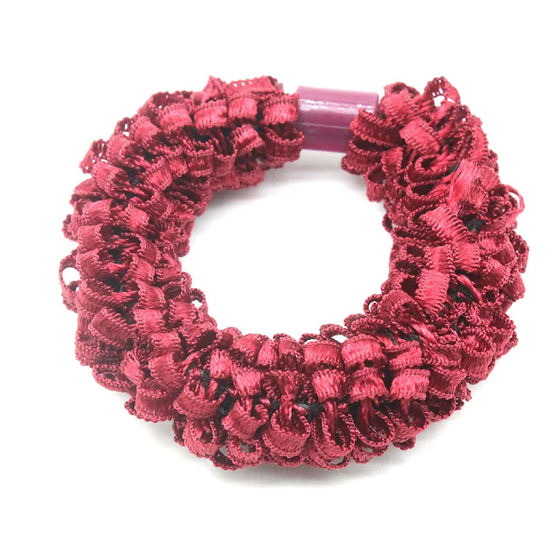 

10pcs Korean version hair rope hair circle head rope thickened high elastic corn hair circle hair band jewelry hair ornaments