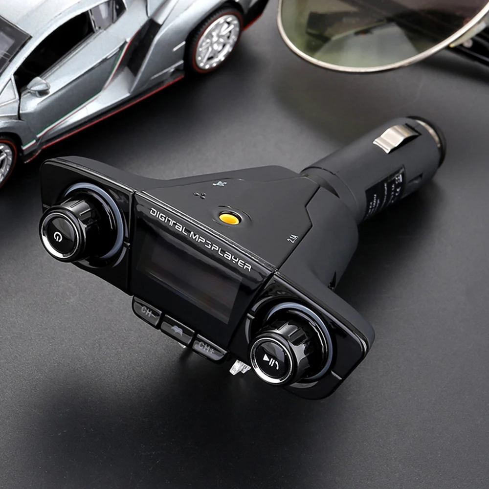 Bluetooth автомобильный комплект беспроводной FM передатчик гарнитура MP3 плеер с