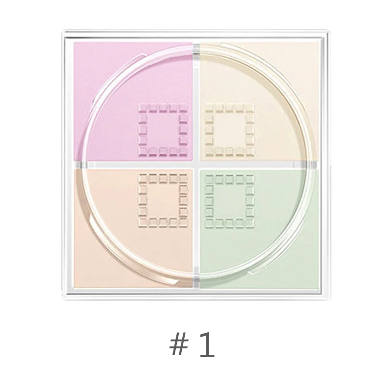 1 New Si Gong Ge Honey Powder Light Control Oil Powder Waterproof Concealer High Light Shimmer Whitening Makeup Cosmetic Set - Цвет: 1