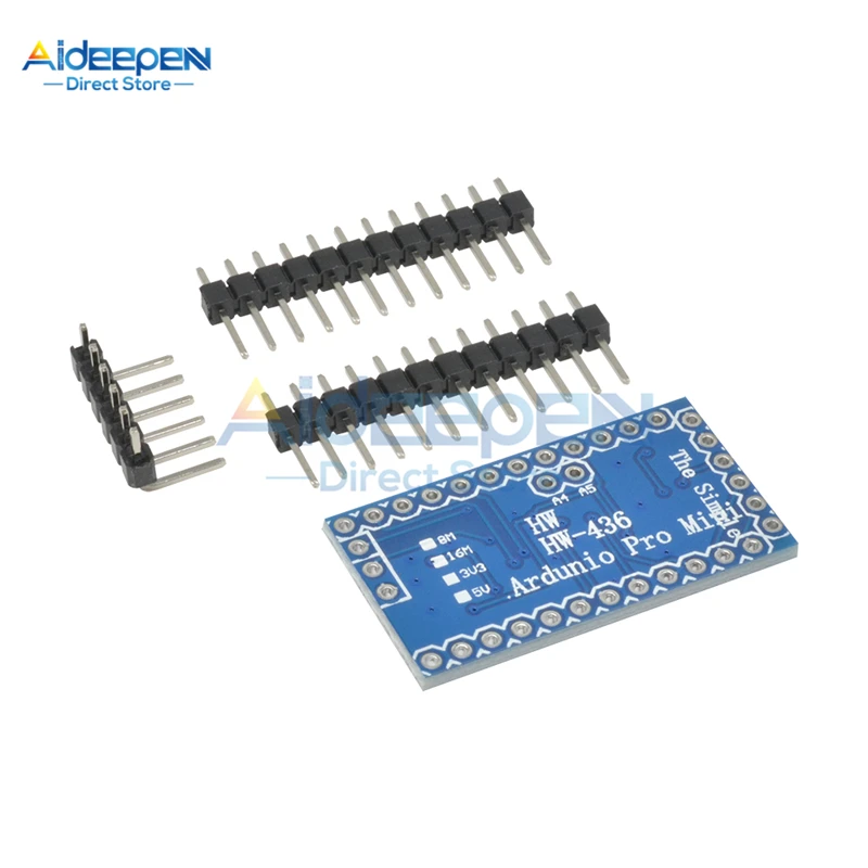 Pro Mini Atmega328 Atmega328P 3 В 8 МГц 5 в 16 с внешним резонатором для Arduino Nano Micro Controller Замена