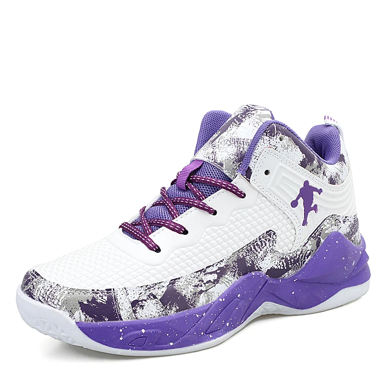 

Unisex High-top Anti-skid Breathable Basketball Shoes Men's Light Sport Training Sneakers Kids Athletic Shoes Women Gym Flats