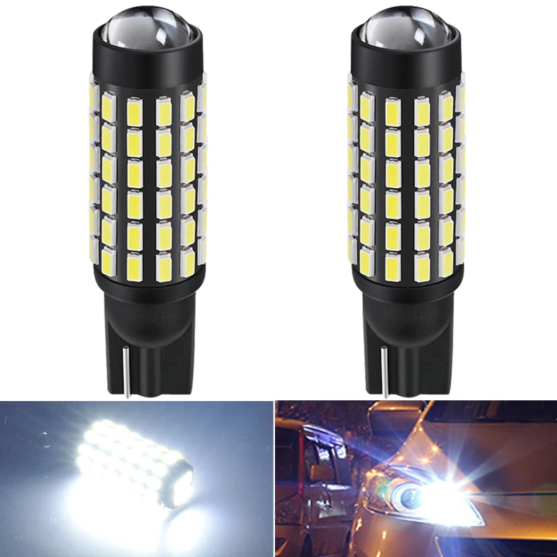 2x высокое качество T10 светодиодный автомобильный светильник W5W Led 168 194 3014SMD белая