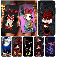 disney mickey mouse cartoon for oppo find x2 a93 a92 a73 a72 a53 a53s a32 a12 a11x ax7 neo pro lite black phone case